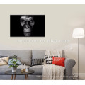 Black and White Monkey Canvas Prints/home Wall Decoration Canvas Art/contemporary Animal Canvas Wall Art